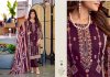 Zeenat By Riaz Arts Lawn Cotton Embroidery Dress Material 